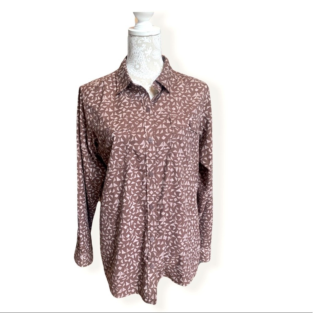 REI button down top